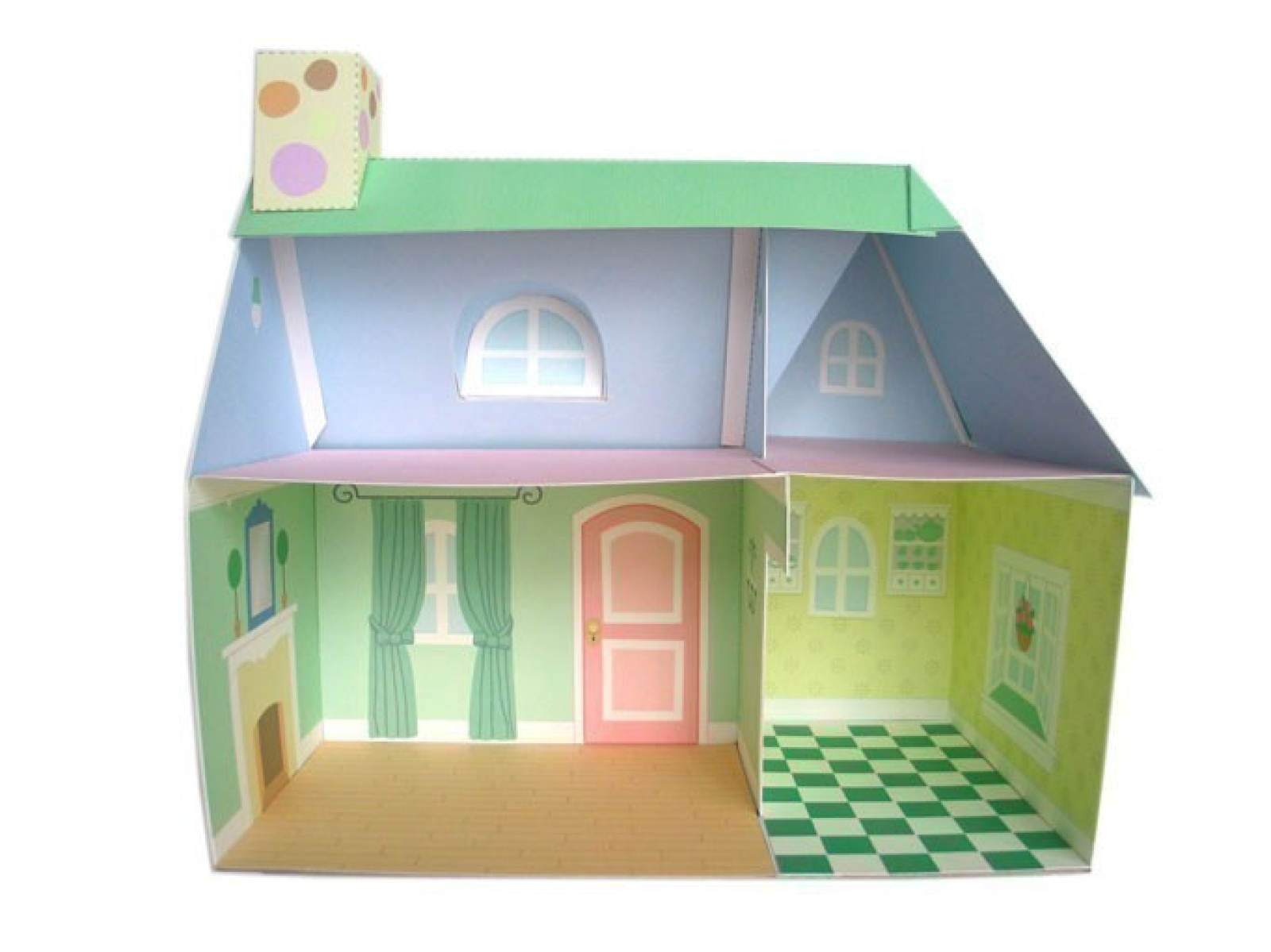 NEW AMAZING PAPER DOLLHOUSE & PRINTABLE