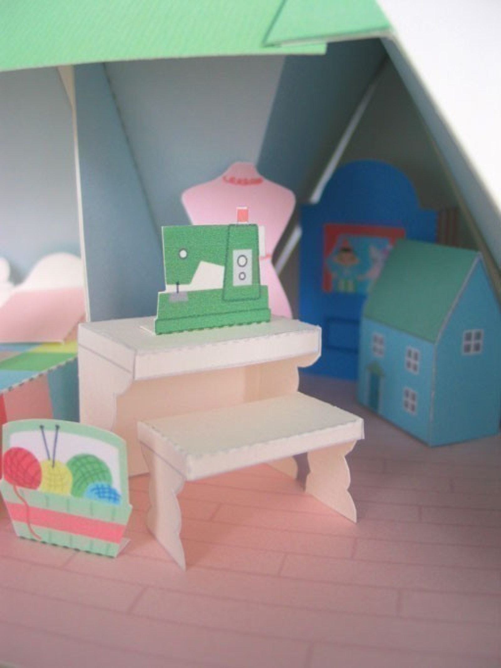 Dollhouse Furniture Printable Paper Craft